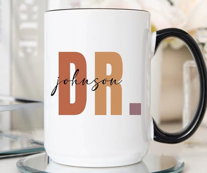 Doctor Personalized Gift For Women Men DR | Customised Coffee Mug | 11 OZ
