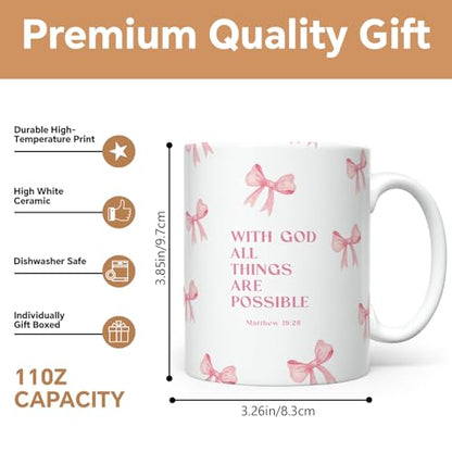 Christian Gifts for Women Inspiration Graduate | Ceramic Coffee Mug | 11 OZ