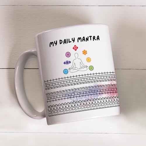 Wrappiness Hidden Message Daily Mantra | Ceramic Coffee Mug | 11 OZ