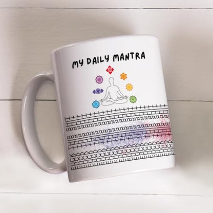 Wrappiness Hidden Message Daily Mantra | Ceramic Coffee Mug | 11 OZ