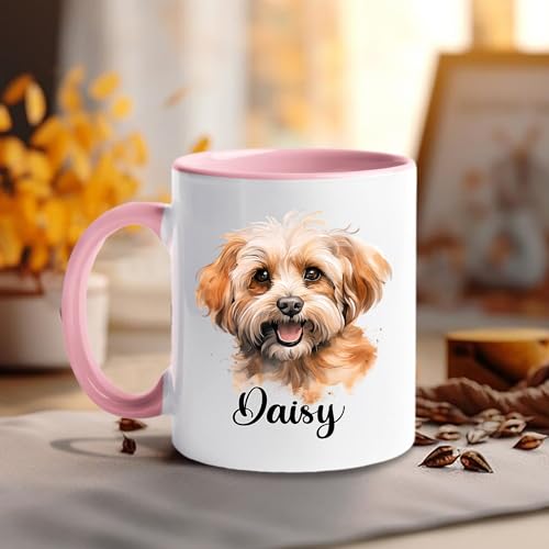 Personalized Maltipoo Gift For Mom Dad Cute | Customised Coffee Mug | 11 OZ