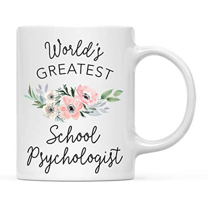 Gift for Women World s Greatest School | Ceramic Coffee Mug | 11 OZ