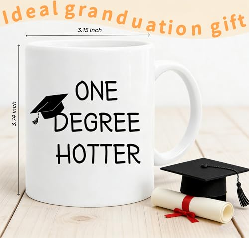 One Degree Hotter Graduation 2026 Funny Class | Ceramic Coffee Mug | 11 OZ