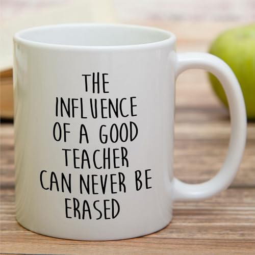 Funny Teacher The Influence of a Good Can | Ceramic Coffee Mug | 11 OZ