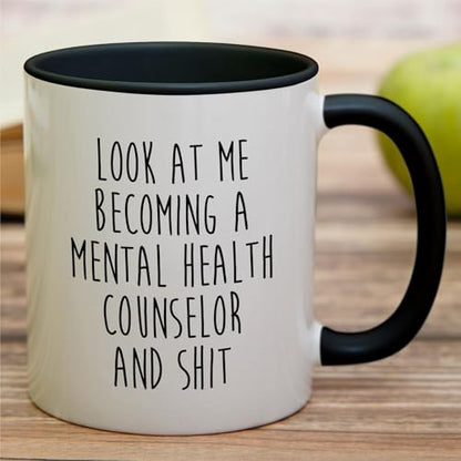 Funny Mental Health Counselor or Graduate | Ceramic Coffee Mug | 11 OZ