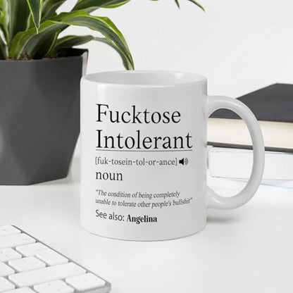 Customized Morning Intolerant Unique Accent | Customised Coffee Mug | 11 OZ
