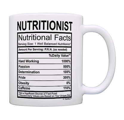ThisWear Registered Nutritionist Gifts for | Ceramic Coffee Mug | 11 OZ