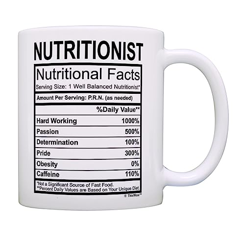 ThisWear Registered Nutritionist Gifts for | Ceramic Coffee Mug | 11 OZ