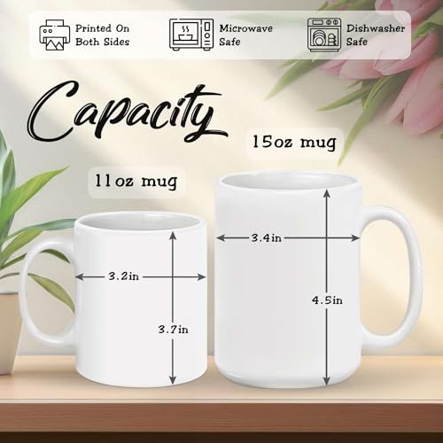 Ruby-Throated Hummingbird With Floral | Customised Coffee Mug | 11 OZ