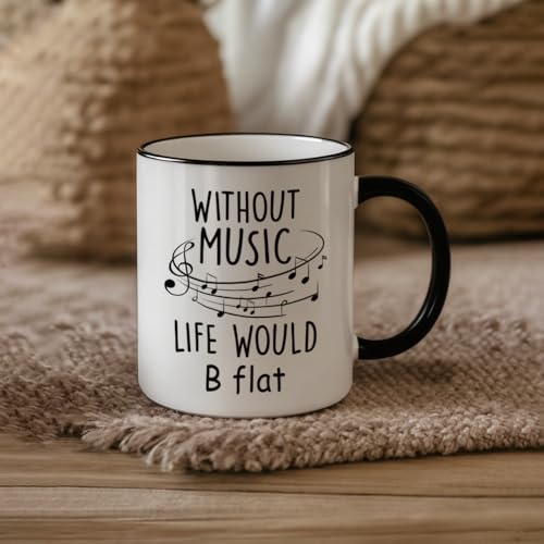 Teacher Appreciation Gift for Music Lover | Ceramic Coffee Mug | 11 OZ