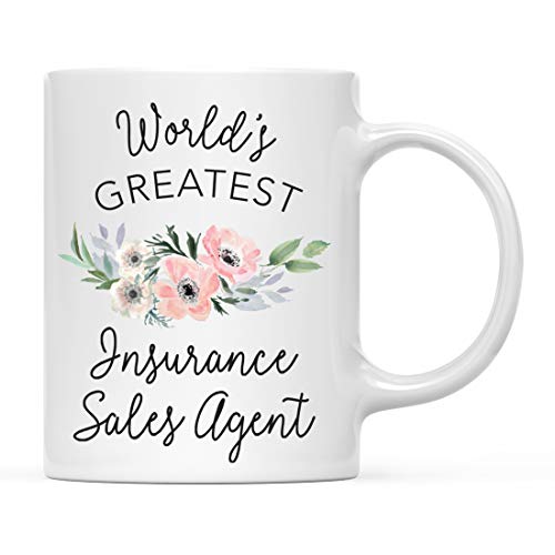 Gift for Women World s Greatest Insurance | Ceramic Coffee Mug | 11 OZ