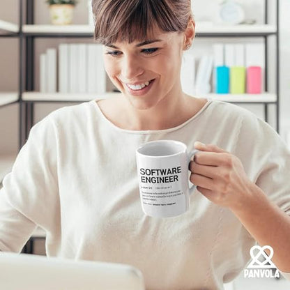 Software Engineer Definition Engineering Gifts | Ceramic Coffee Mug | 11 OZ