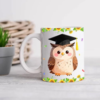 Personalized Owl College Student Accent for | Customised Coffee Mug | 11 OZ