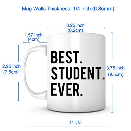 Bst Student Evr Printed in USA Present | Ceramic Coffee Mug | 11 OZ