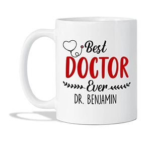 Personalized Doctor With Name Customized | Customised Coffee Mug | 11 OZ