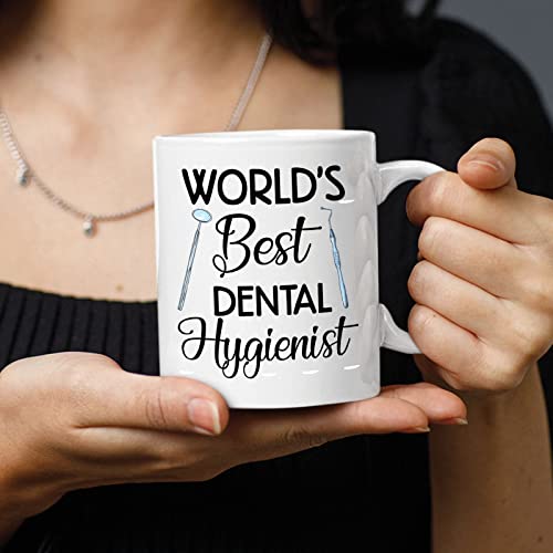 Customized World s Best Dental Hygienist | Customised Coffee Mug | 11 OZ