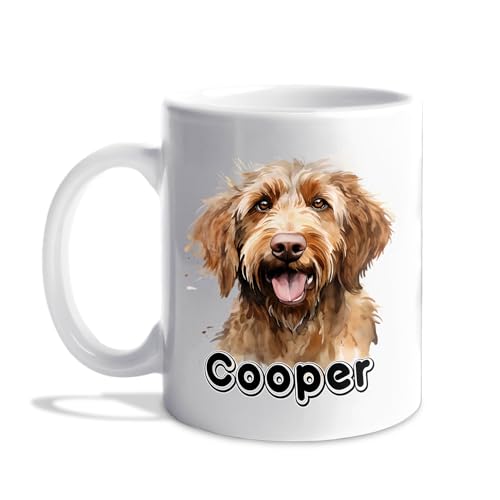 Brown Labradoodles Personalized Labradoodle | Customised Coffee Mug | 11 OZ