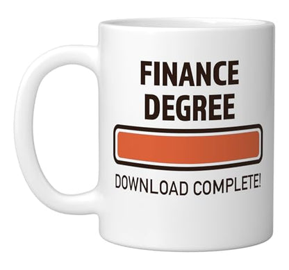 Finance Degree Graduation Appreciation | Ceramic Coffee Mug | 11 OZ