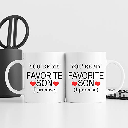aiyaya Funny Gifts for Son from Mom You are My | Ceramic Coffee Mug | 11 OZ