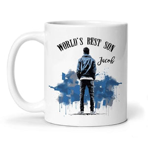 World s Greatest Son Customized Awesome | Customised Coffee Mug | 11 OZ