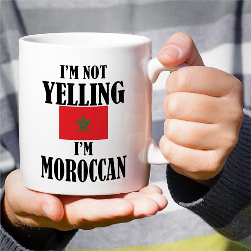 Funny Moroccan I m Not Yelling Sarcasm | Ceramic Coffee Mug | 11 OZ