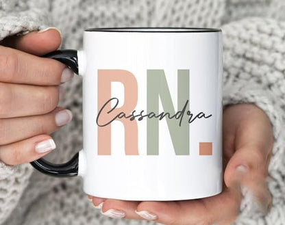 Personalized Registered Nurse Graduation | Customised Coffee Mug | 11 OZ
