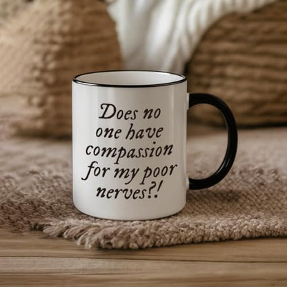Pride and Prejudice Gifts for Book Funny | Ceramic Coffee Mug | 11 OZ