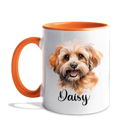 Personalized Maltipoo Gift For Mom Dad Cute | Customised Coffee Mug | 11 OZ