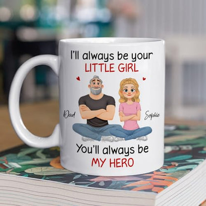 Wrappiness Personalized Daughter From Dad | Customised Coffee Mug | 11 OZ