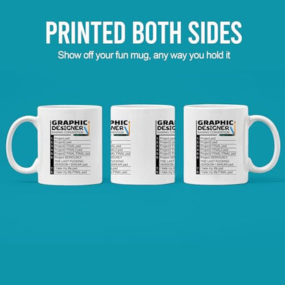 Graphic Designer Naming Convention Funny Gifts | Ceramic Coffee Mug | 11 OZ