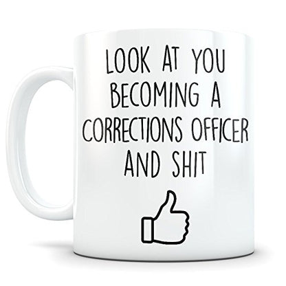 Corrections Officer Graduation Gifts | Ceramic Coffee Mug | 11 OZ