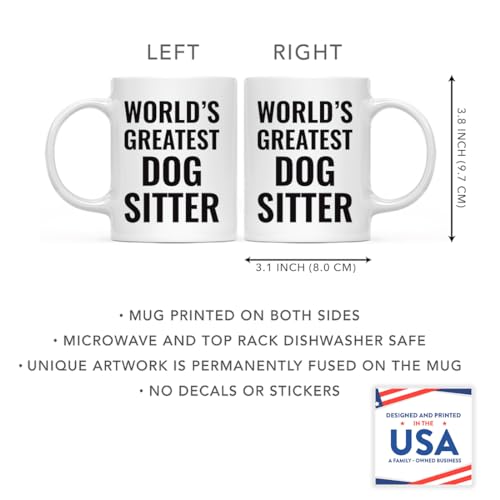 Gift for Men or Women World s Greatest Dog | Ceramic Coffee Mug | 11 OZ