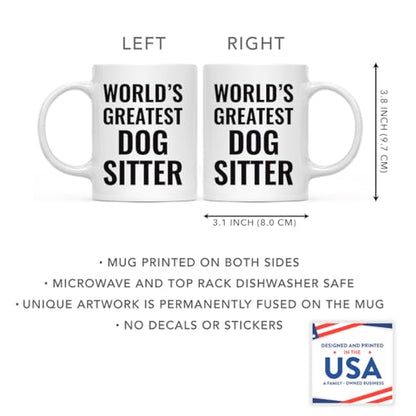 Gift for Men or Women World s Greatest Dog | Ceramic Coffee Mug | 11 OZ