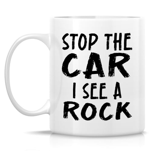 Funny Rockhounding I See A Rock or Humorous | Ceramic Coffee Mug | 11 OZ