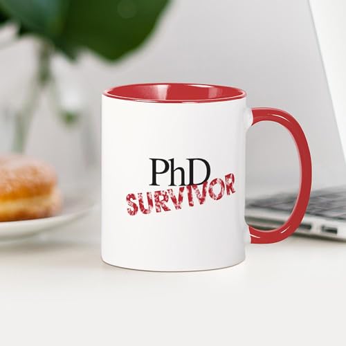 PHD Survivor Scholar | Ceramic Coffee Mug | 11 OZ