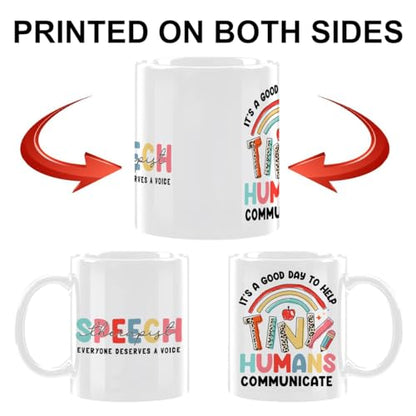 Speech Therapy Gifts Inspirational Therapist | Ceramic Coffee Mug | 11 OZ