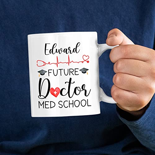 Custom Future Doctor Name Personalized New | Customised Coffee Mug | 11 OZ