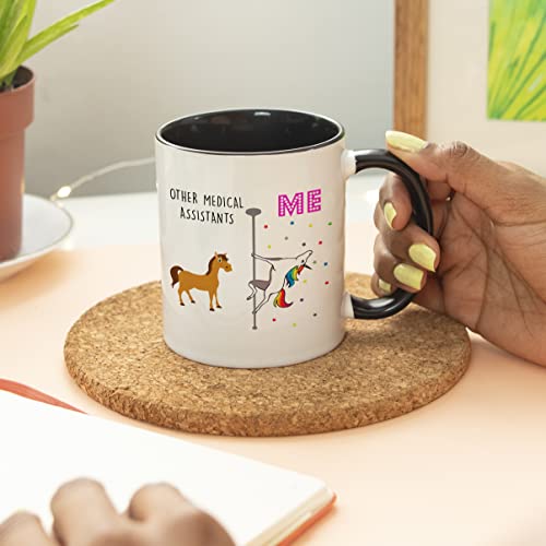 Medical Assistant Unicorn For Graduation Funny | Ceramic Coffee Mug | 11 OZ