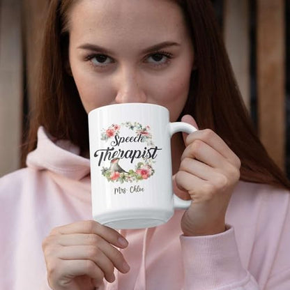 Customized Speech Therapist With Bird And | Customised Coffee Mug | 11 OZ