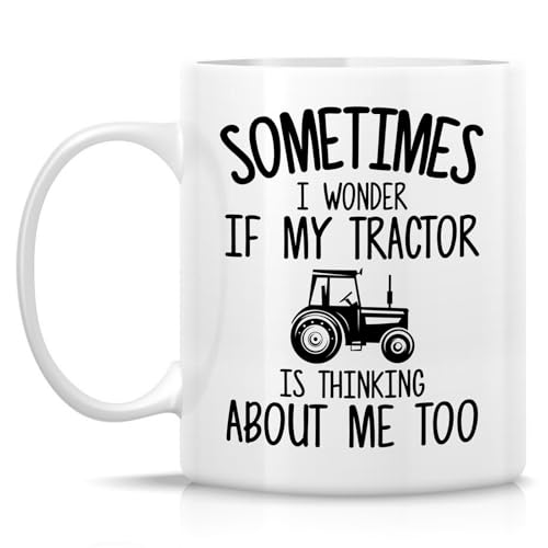 Funny Tractor Driver Humorous Farming Gift for | Ceramic Coffee Mug | 11 OZ