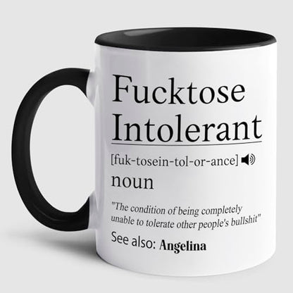 Customized Morning Intolerant Unique Accent | Customised Coffee Mug | 11 OZ