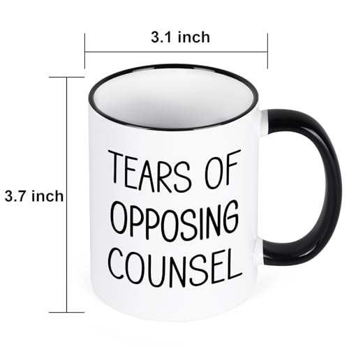 Maustic Lawyer Gifts for Men Women Tears of | Ceramic Coffee Mug | 11 OZ