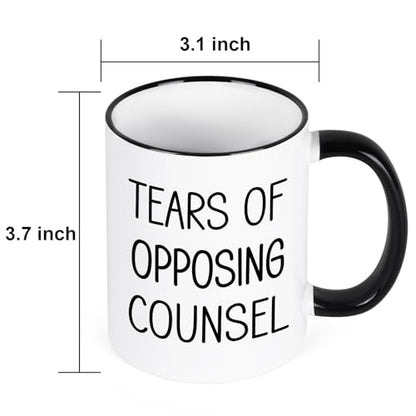 Maustic Lawyer Gifts for Men Women Tears of | Ceramic Coffee Mug | 11 OZ