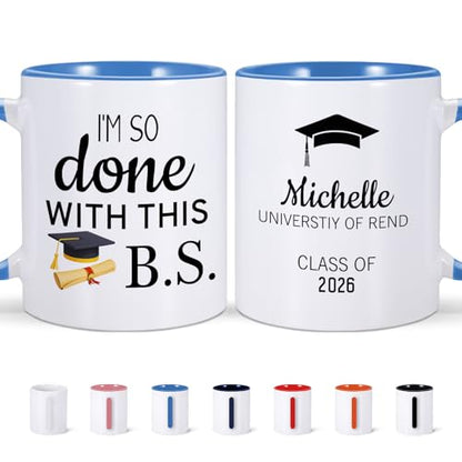 Personalized Class of 2026 Graduation with | Customised Coffee Mug | 11 OZ