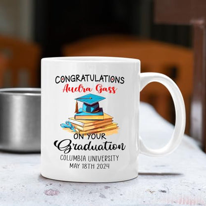 Personalized Graduation Congratulations On | Customised Coffee Mug | 11 OZ