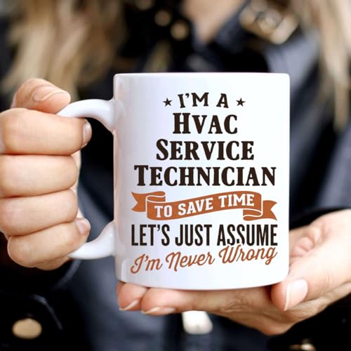Graduation Gift Well I m Hvac Service | Ceramic Coffee Mug | 11 OZ