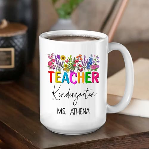 Personalized Teacher Kindergarten Gift For | Customised Coffee Mug | 11 OZ