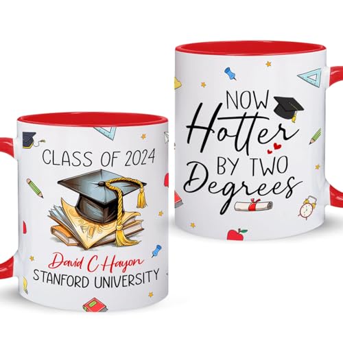 Customized Names Graduation Now Hotter By | Customised Coffee Mug | 11 OZ