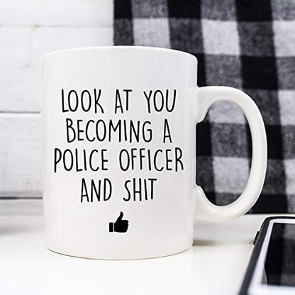 Police Academy Graduation Gifts Officer | Ceramic Coffee Mug | 11 OZ