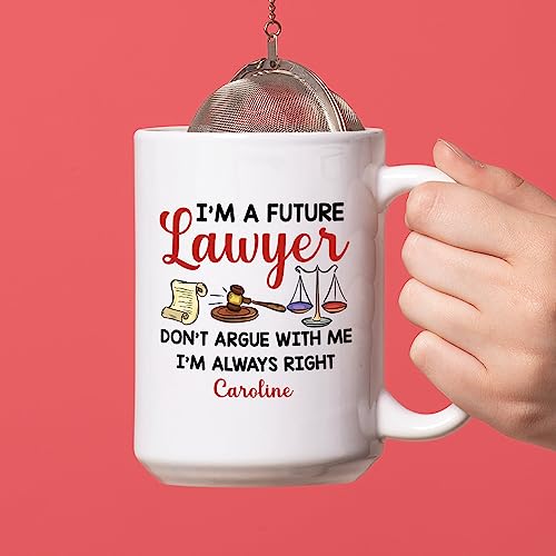 Personalized Future Attorney I m A Lawyer | Customised Coffee Mug | 11 OZ